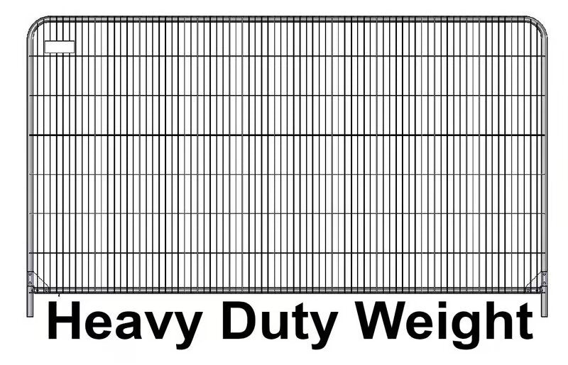 Heavy Duty 3.5m Anti-Climb Fence Panel - 2m Height, Metal Mesh for Secure Site Protection - Temporary Fencing, Access Control, Reusable, UK Delivery Only