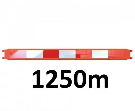 TRAFFIC-LINE Barrier Board System HDPE - 1,250mm Plank - Red/White