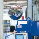 Gray Acrylic Convex Mirror For Indoor & Outdoor Use