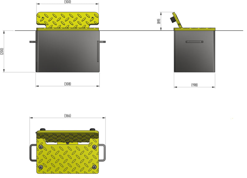 One Way Surface Mounted Flow Plate