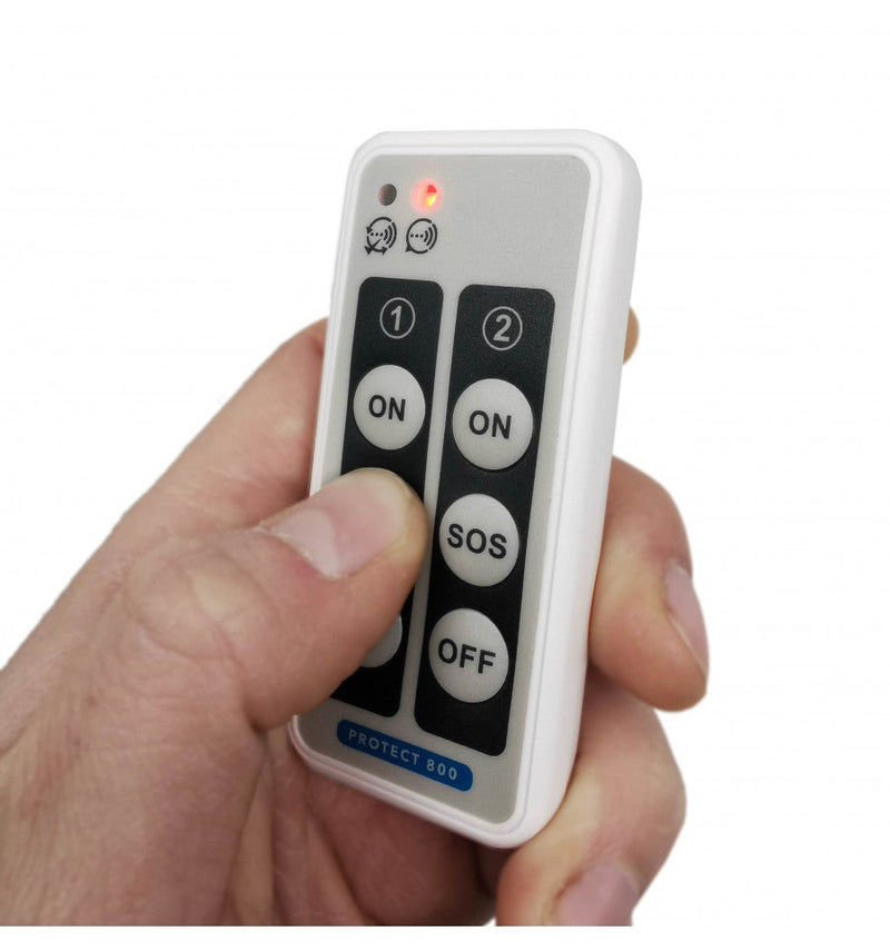 Wireless Commercial Bell Kit inc H/Duty Push Button & Loud Bell (adjustable duration) & Additional Chime Receiver