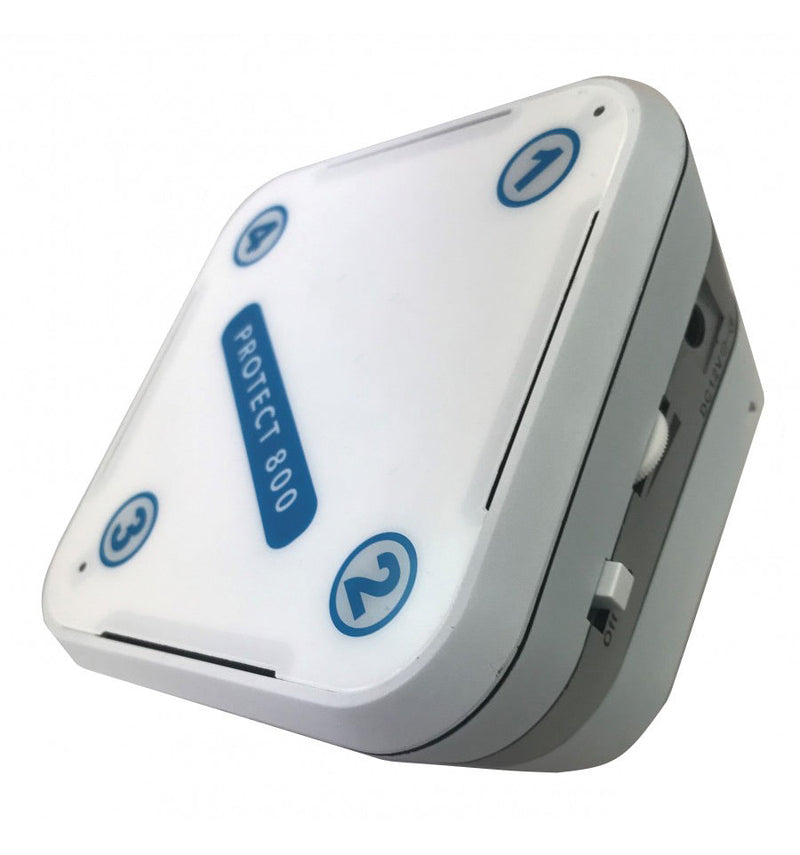 Wireless Commercial Bell Kit inc H/Duty Push Button & Loud Bell (adjustable duration) & Additional Chime Receiver