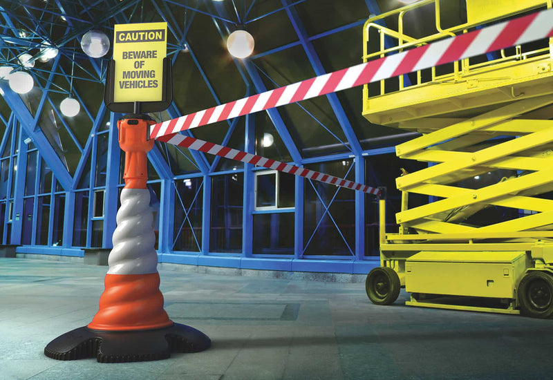 Barrier System | Skipper Traffic Cone Unicart – Includes 6 x Skipper cones, 6 x Skipper units & 1 x Accessory Pack