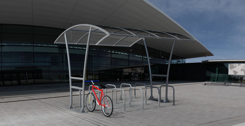 Dark Slate Gray Bowerham Cycle Shelter