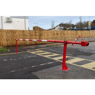 SecureGuard Manual Arm Barrier 3-8 Metres for Access Control, Parking, and Traffic Management – Adjustable, Easy Installation, Safety Compliant