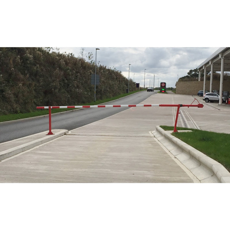 SecureGuard Manual Arm Barrier 3-8 Metres for Access Control, Parking, and Traffic Management – Adjustable, Easy Installation, Safety Compliant