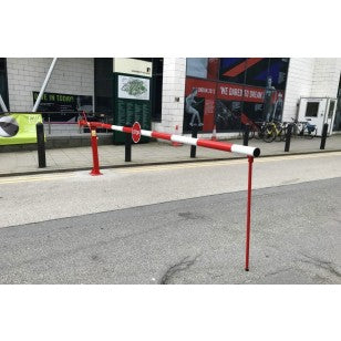 SecureGuard Manual Arm Barrier 3-8 Metres for Access Control, Parking, and Traffic Management – Adjustable, Easy Installation, Safety Compliant