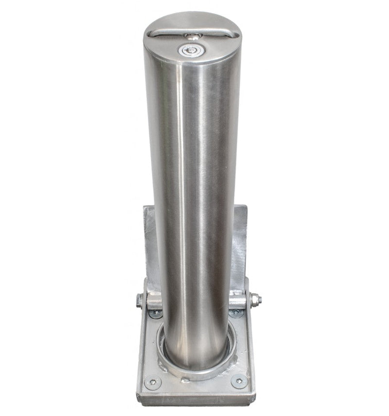 Stainless Steel Telescopic Security Post & Rubber Cap