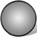 Dark Gray Indoor Traffic Convex Acrylic Mirror - Black