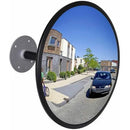 Light Slate Gray Indoor Traffic Convex Acrylic Mirror - Black