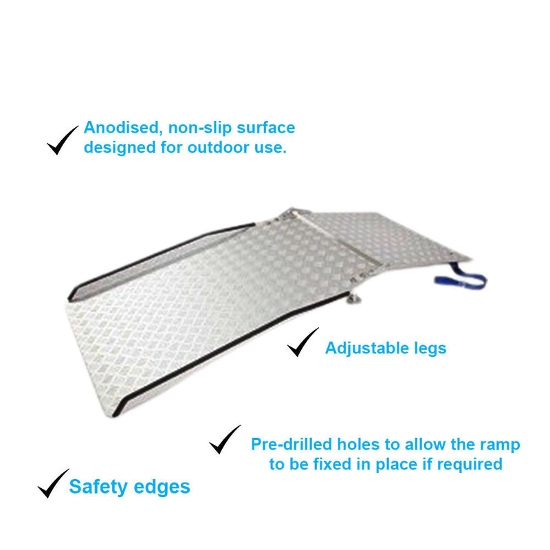 Adjustable Threshold Bridge Ramp – Ideal for Navigating Uneven Surfaces