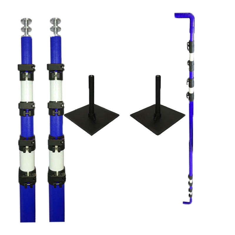 GS6 Rail Height Restriction Goalpost Kit – Adjustable Overhead Clearance, Lightweight, High-Visibility for Rail, Construction & Transport Safety