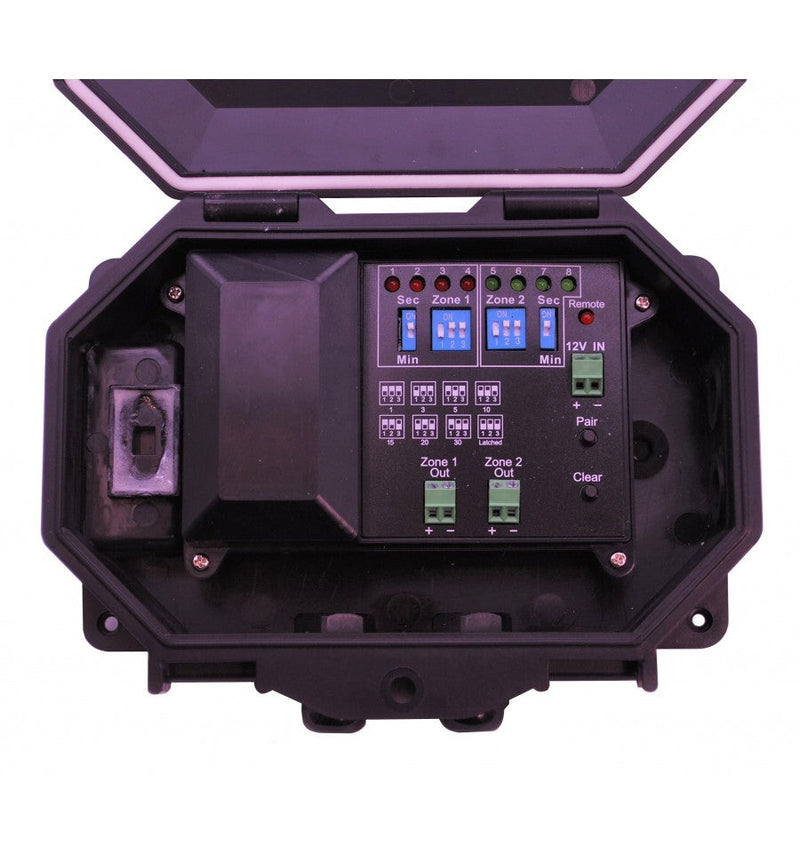 Wireless Commercial Bell Kit inc H/Duty Push Button & Loud Bell (adjustable duration) & Additional Chime Receiver